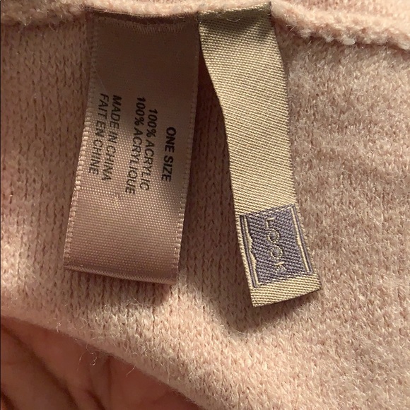 Blush Pink Knit Shawl one size - Picture 4 of 6